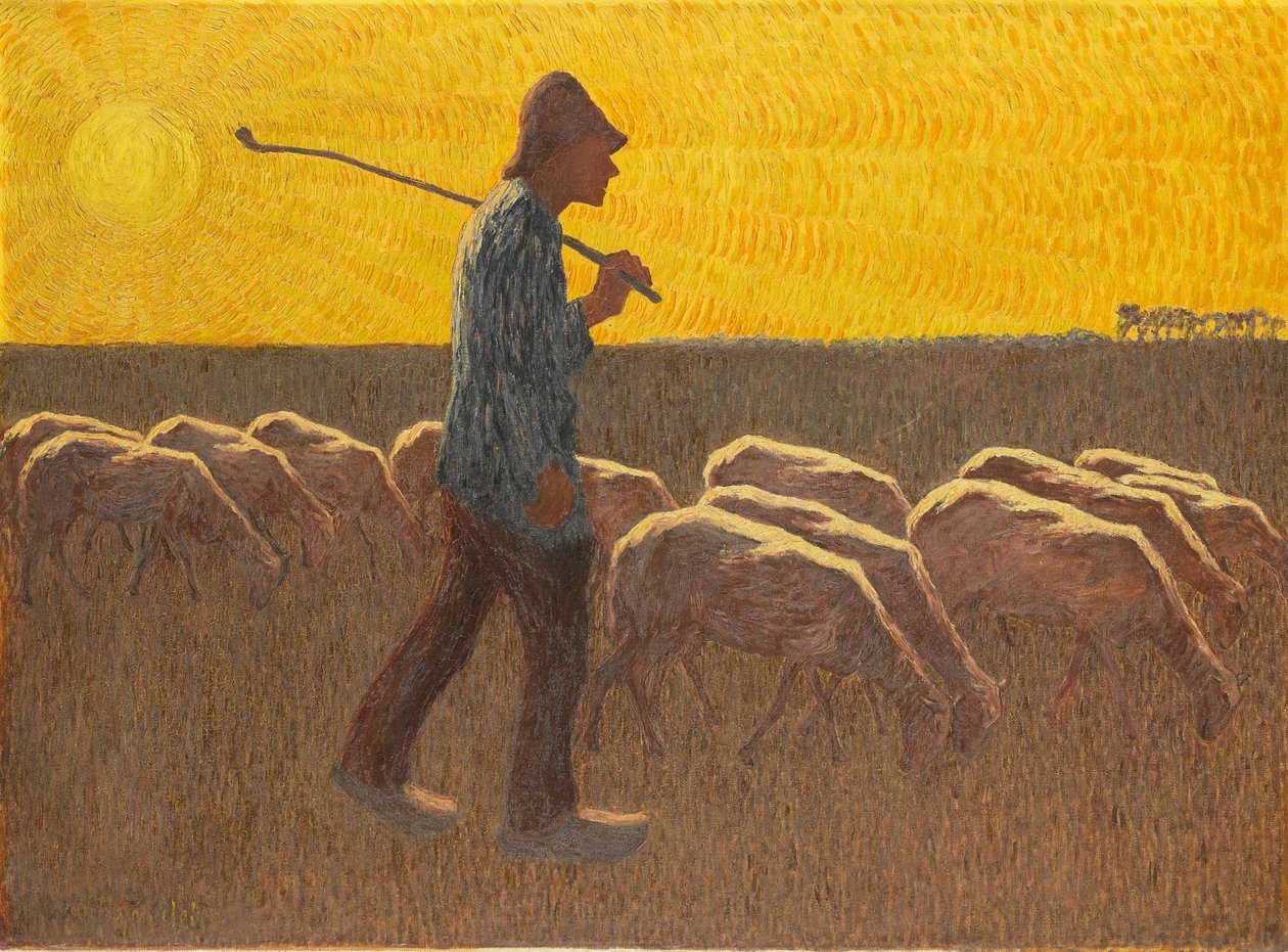 Pasterz z owcami autorstwa Cornelis Albert van Assendelft