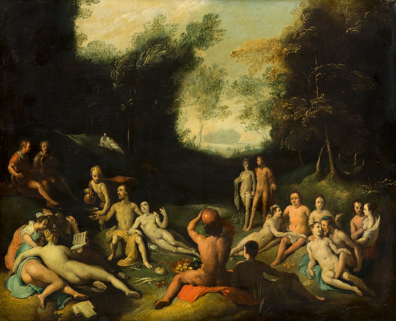Zepsucie ludzkości przed potopem autorstwa Cornelis Cornelisz. van Haarlem