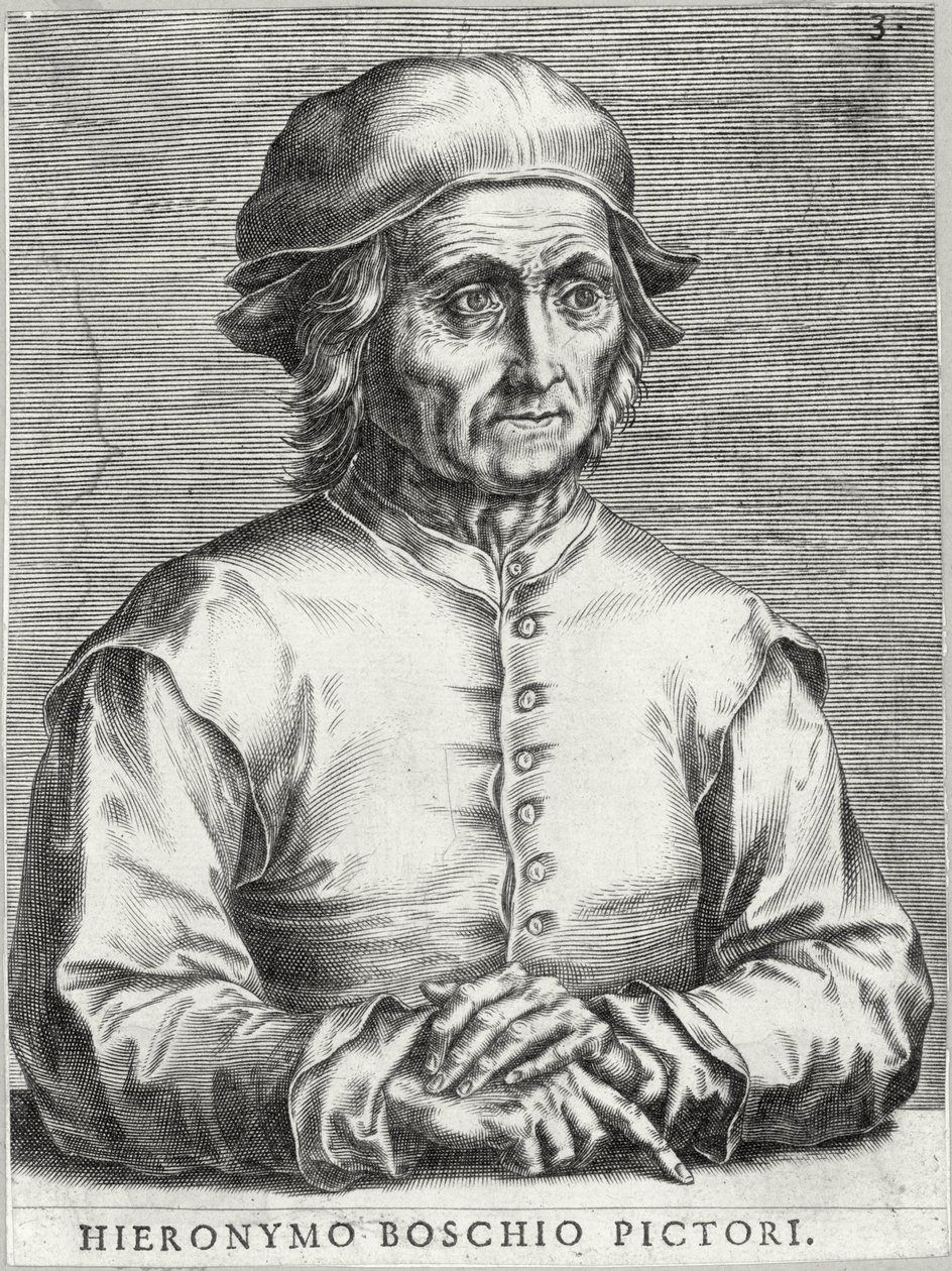 Portret Hieronima Boscha autorstwa Cornelis Cort