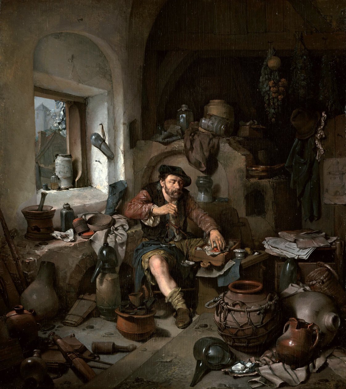 Alchemik autorstwa Cornelis Pietersz Bega