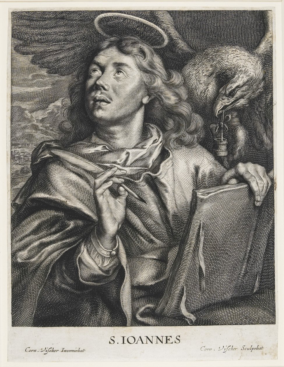 Święty Jan autorstwa Cornelis Visscher