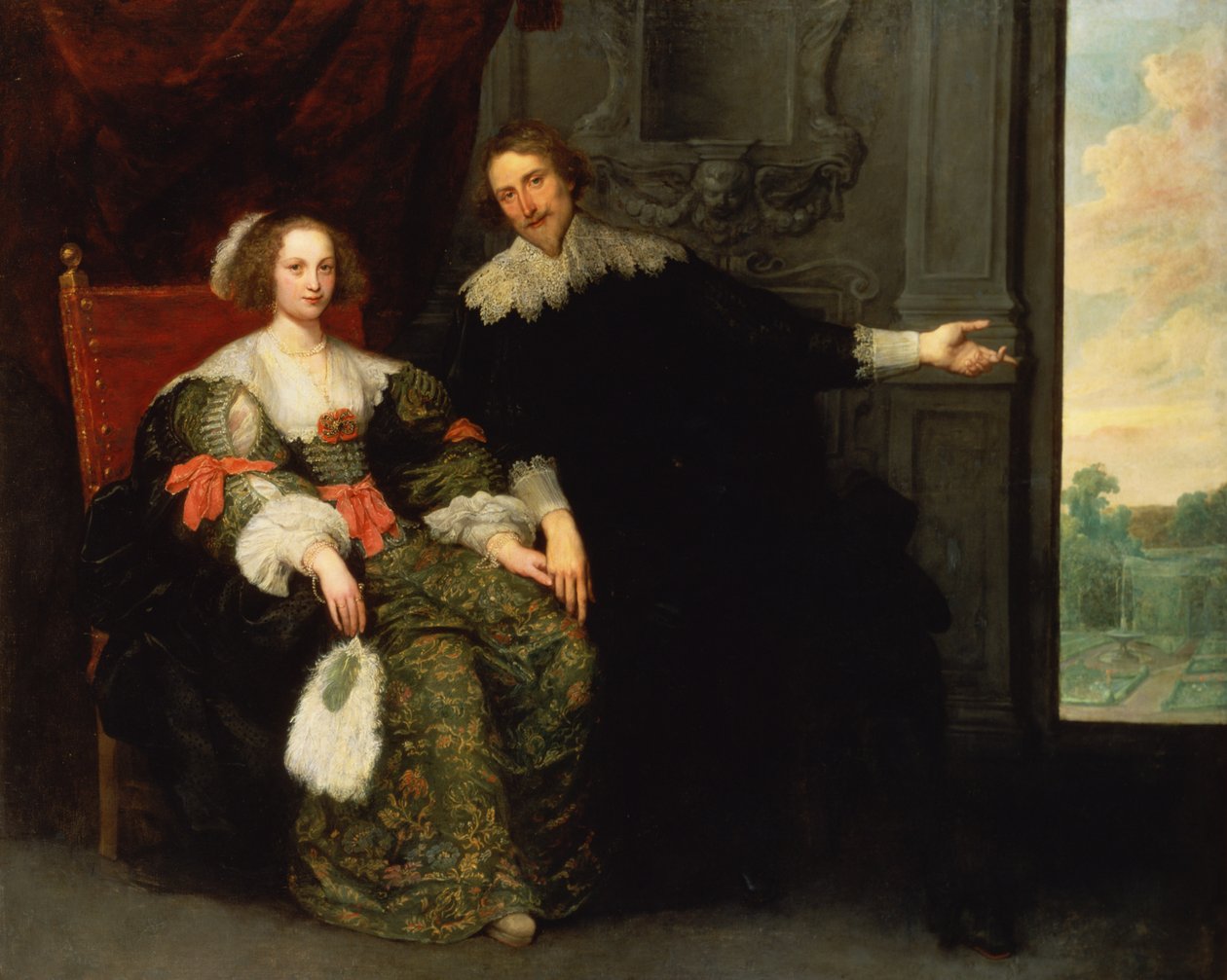 Portret mężczyzny i jego żony autorstwa Cornelis de Vos