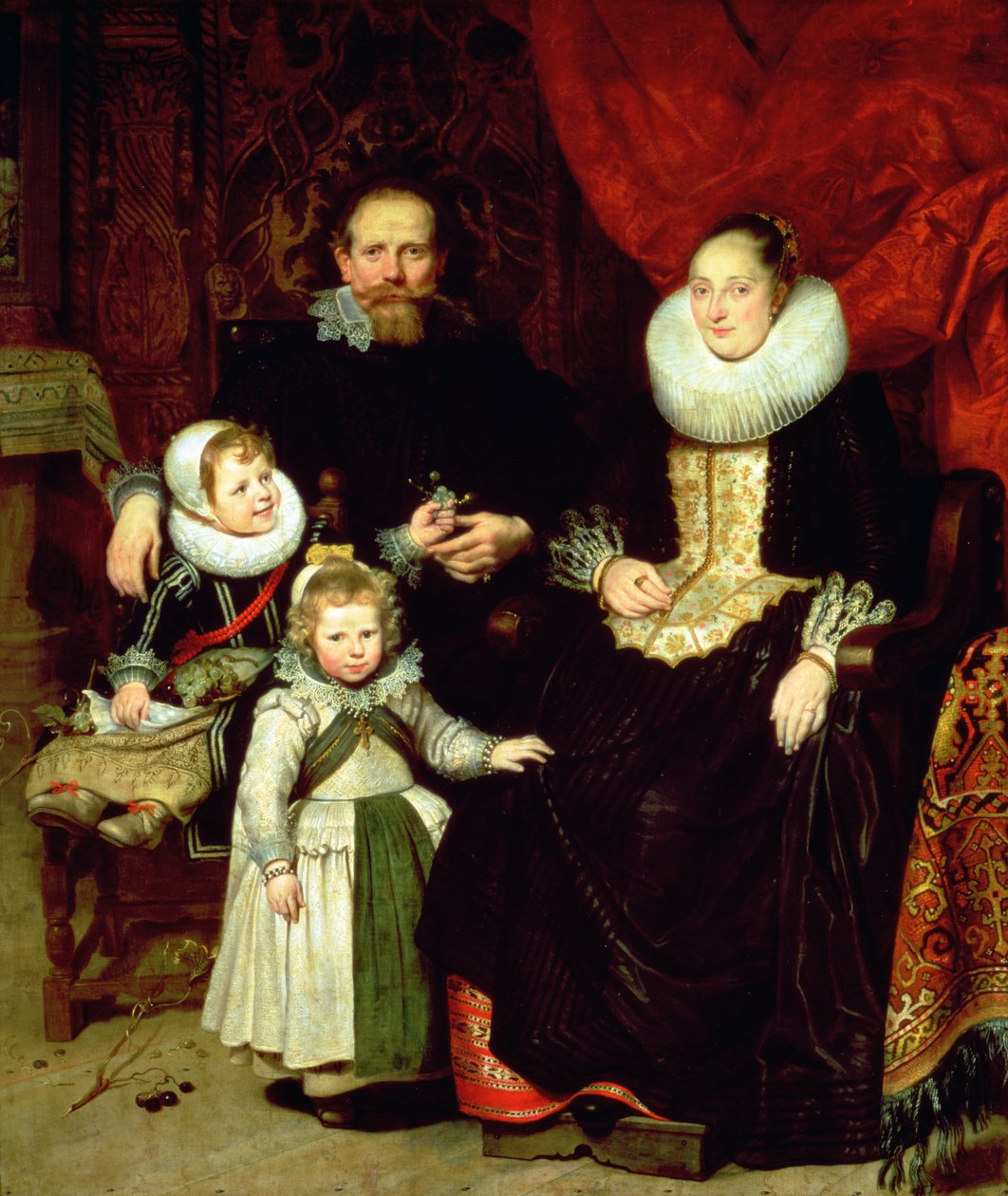 Portret artysty z rodziną autorstwa Cornelis de Vos
