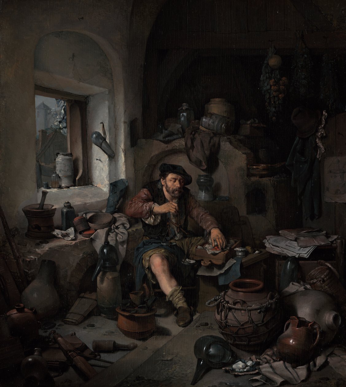 Alchemik autorstwa Cornelis Bega