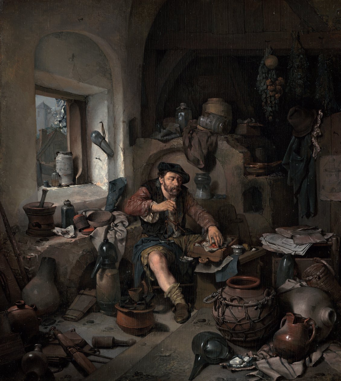 Alchemik autorstwa Cornelis Pietersz Bega