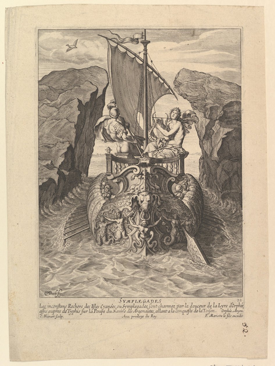 Symplegady, XVII wiek. autorstwa Cornelis Bloemaert