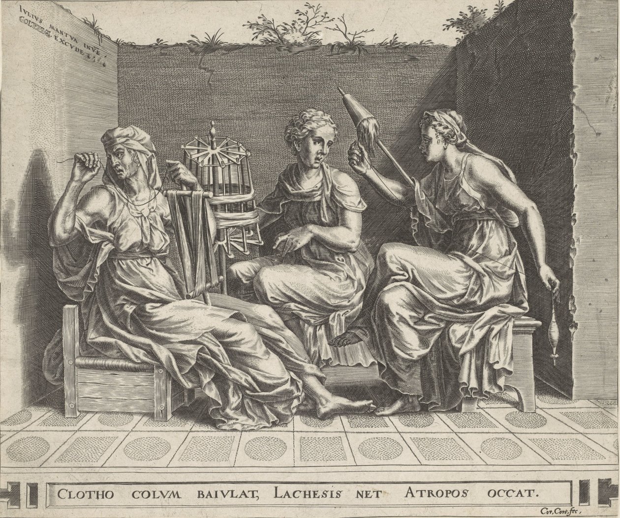 Trzy losy autorstwa Cornelis Cort