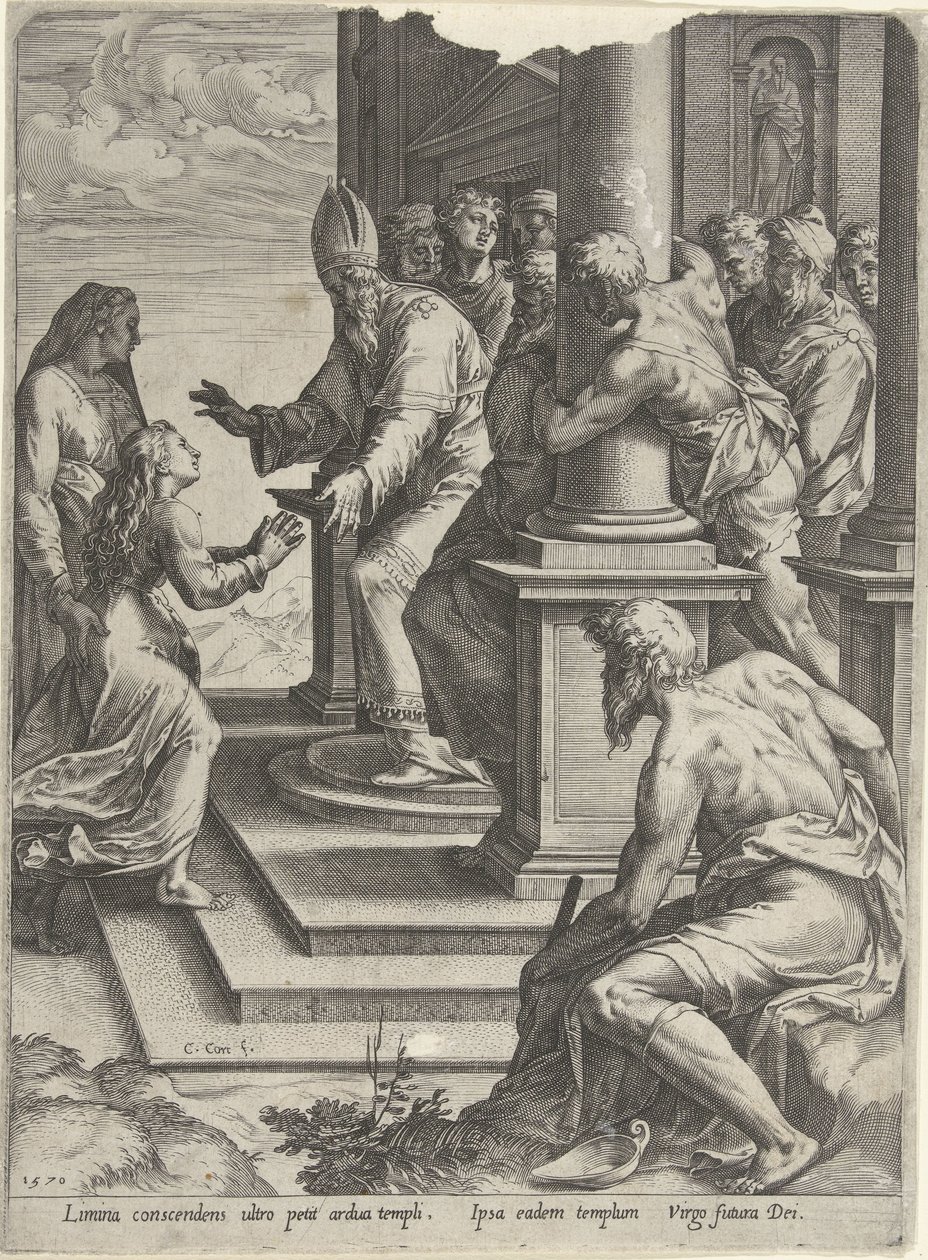 Prezentacja Marii autorstwa Cornelis Cort