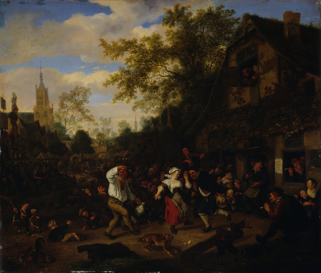 Kermess, 1697. autorstwa Cornelis Dusart