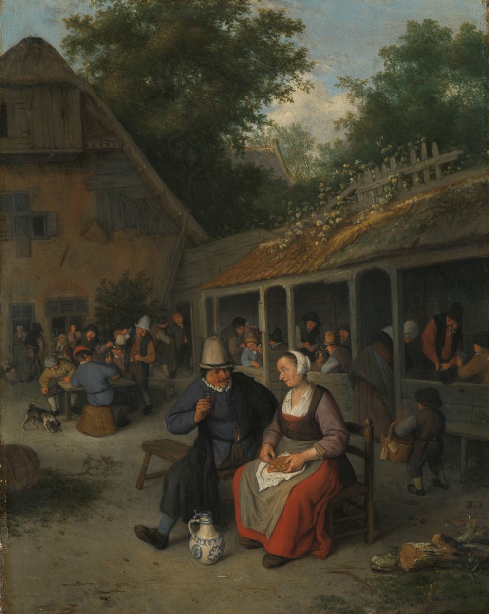 Country Inn autorstwa Cornelis Dusart