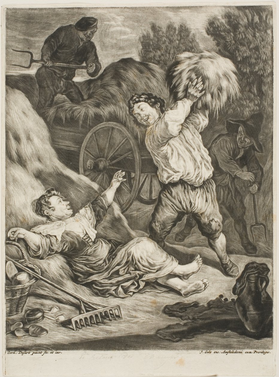 Lipiec autorstwa Cornelis Dusart