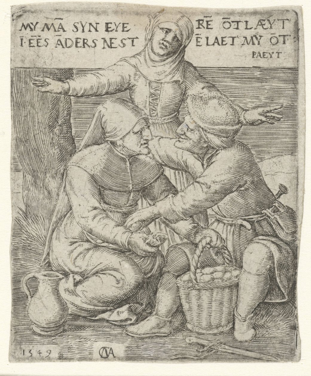 Alegoria cudzołóstwa autorstwa Cornelis Massijs