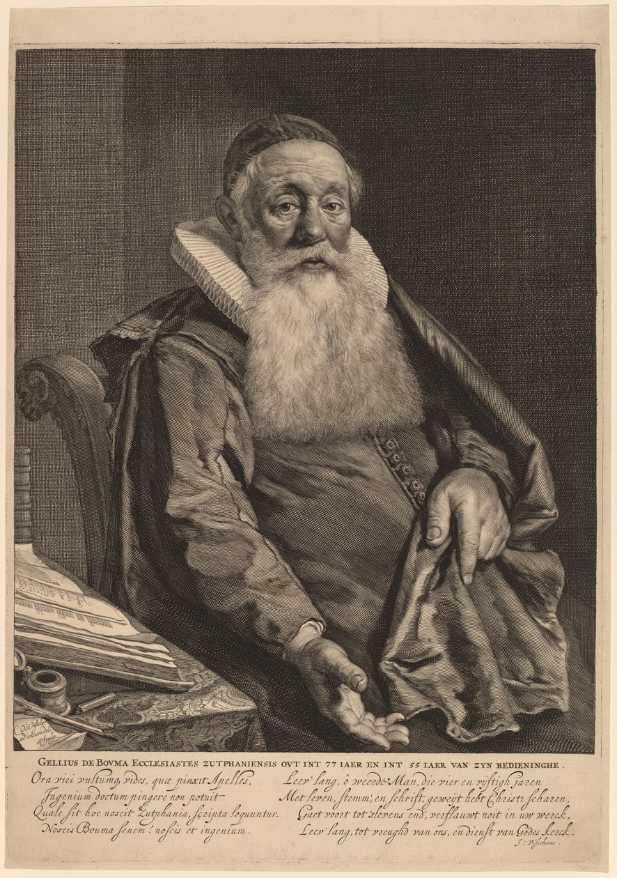 Gellius de Bouma autorstwa Cornelis Visscher