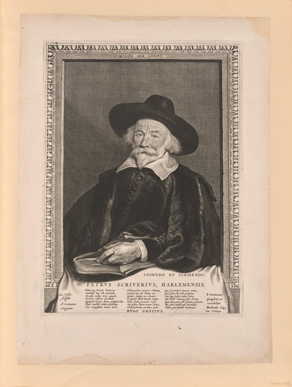Peter Scriverius autorstwa Cornelis Visscher