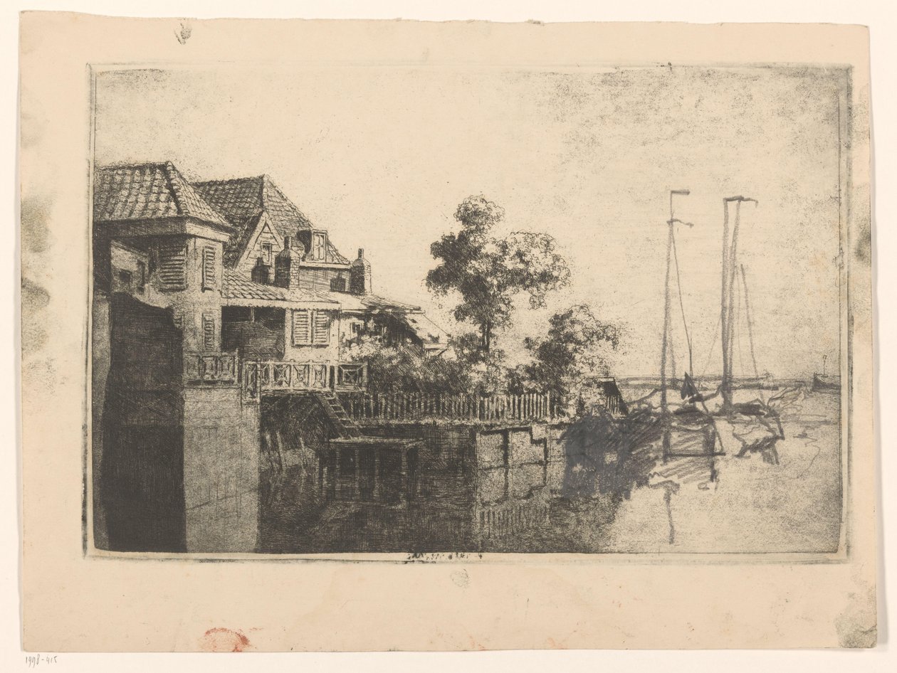 Dom na wodzie autorstwa Cornelis Vreedenburgh