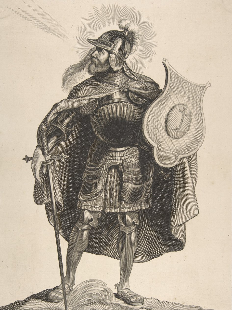 Św. Gangulfa, 1650. autorstwa Cornelis de Visscher