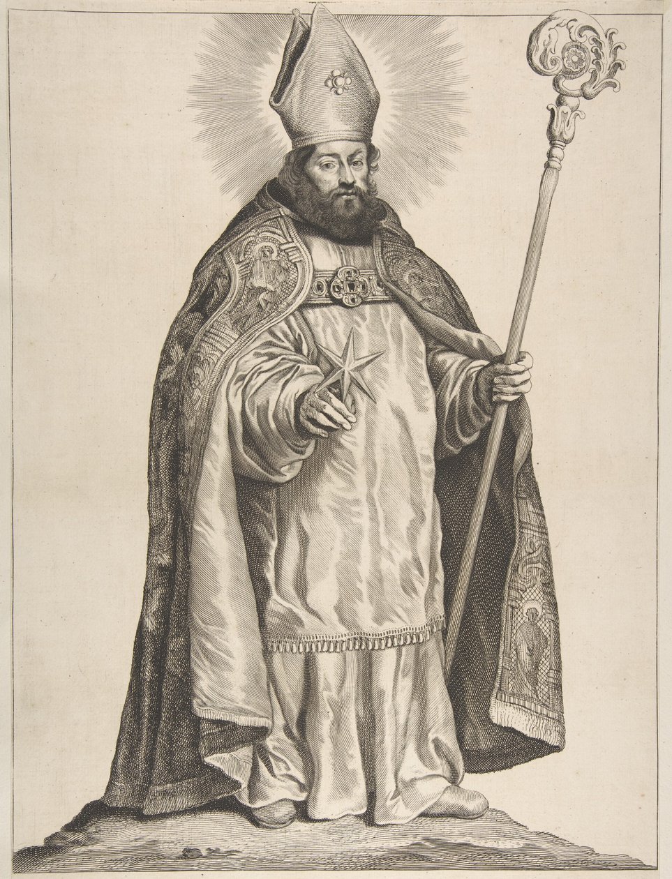 św. Swithberta, 1650. autorstwa Cornelis de Visscher