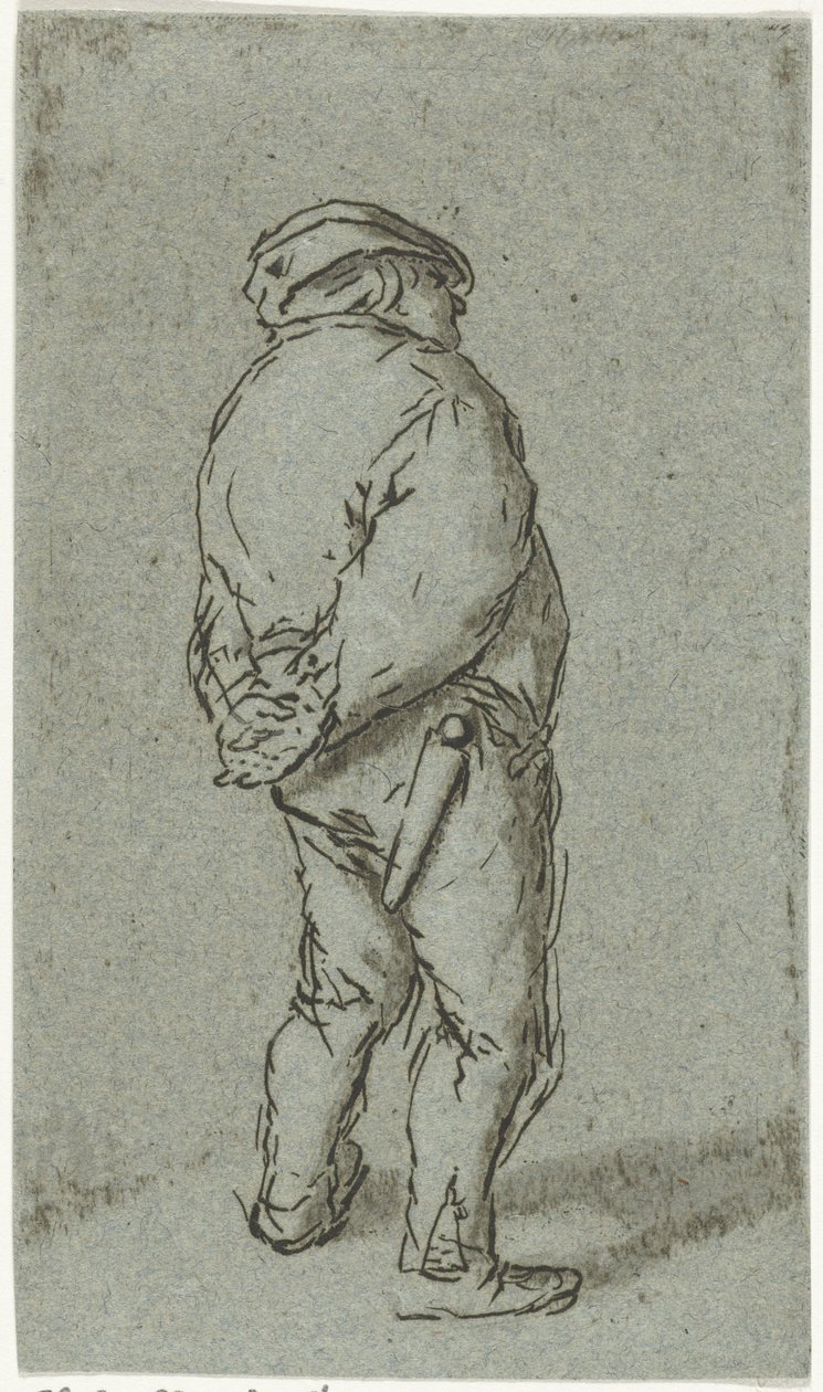 stojący mężczyzna autorstwa Cornelis van Noorde