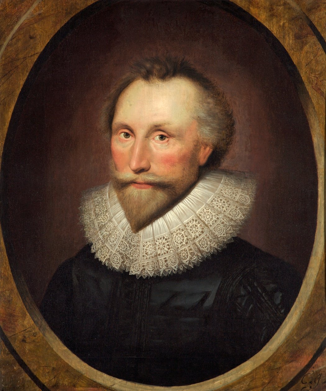 Portret nieznanego dżentelmena autorstwa Cornelius Janssen van Ceulen