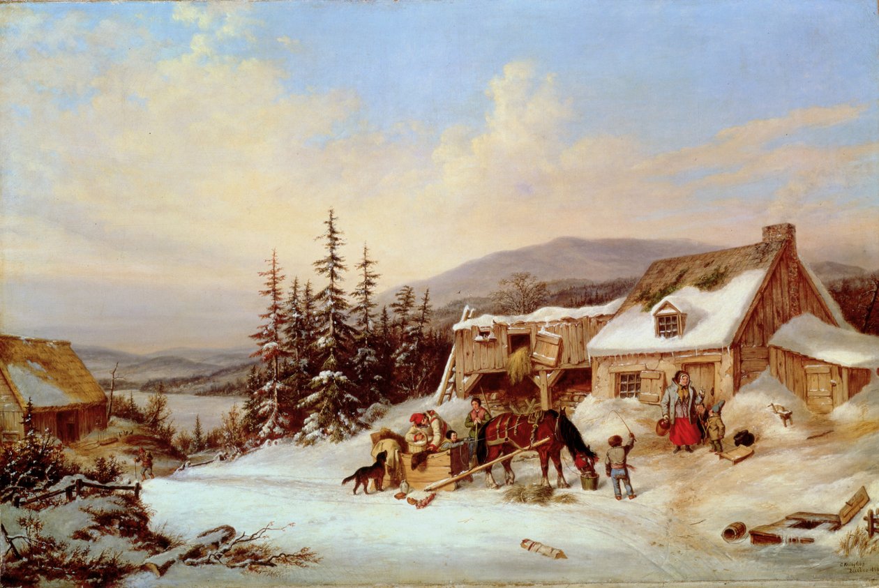 Quebec autorstwa Cornelius Krieghoff