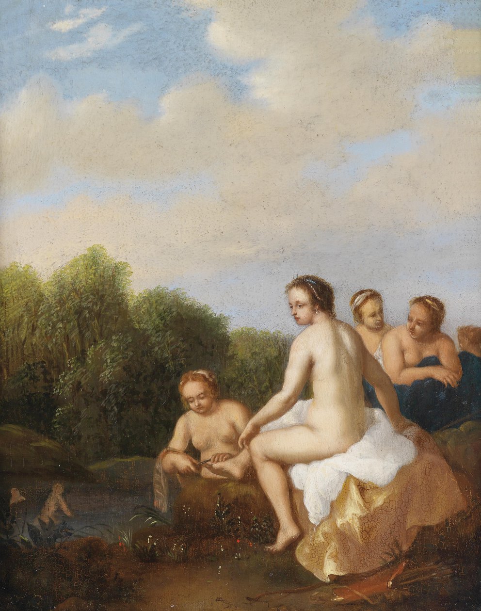 Kąpielowe Nimfy autorstwa Cornelis van Poelenburgh or Poelenburch