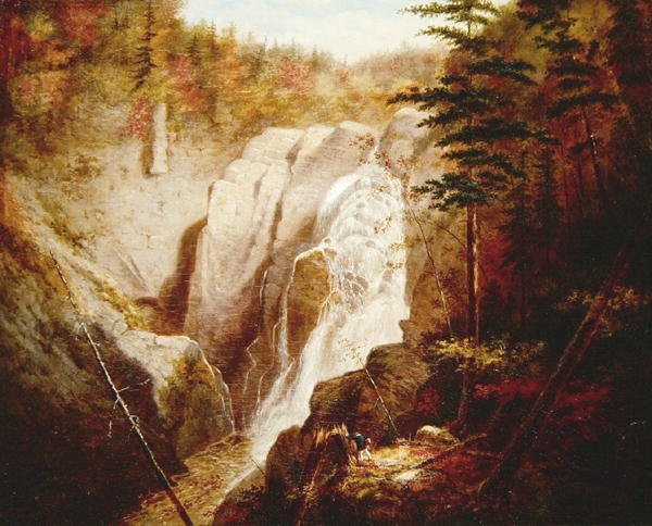 Wodospady Św. Anny, Kanada autorstwa Cornelius Krieghoff