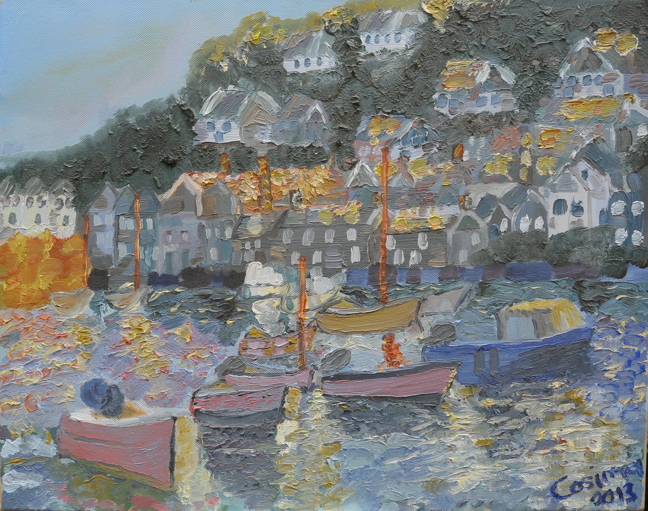 Port Mousehole, Kornwalia autorstwa Cosima Duggal