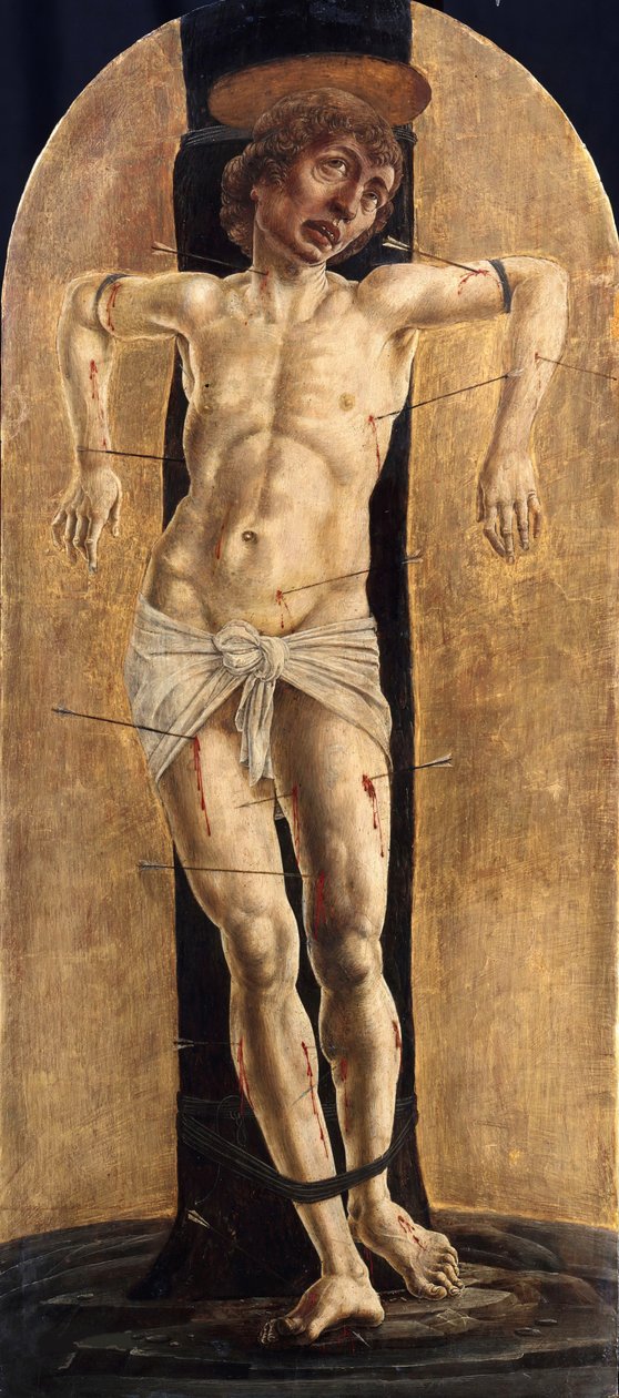 Św. Sebastian, ok. 1484 autorstwa Cosimo Tura