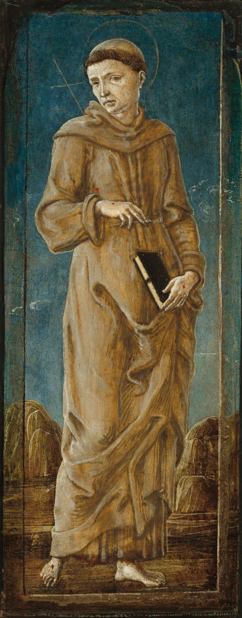Św. Franciszek [skrajny lewy panel] 14701480. autorstwa Cosmè Tura