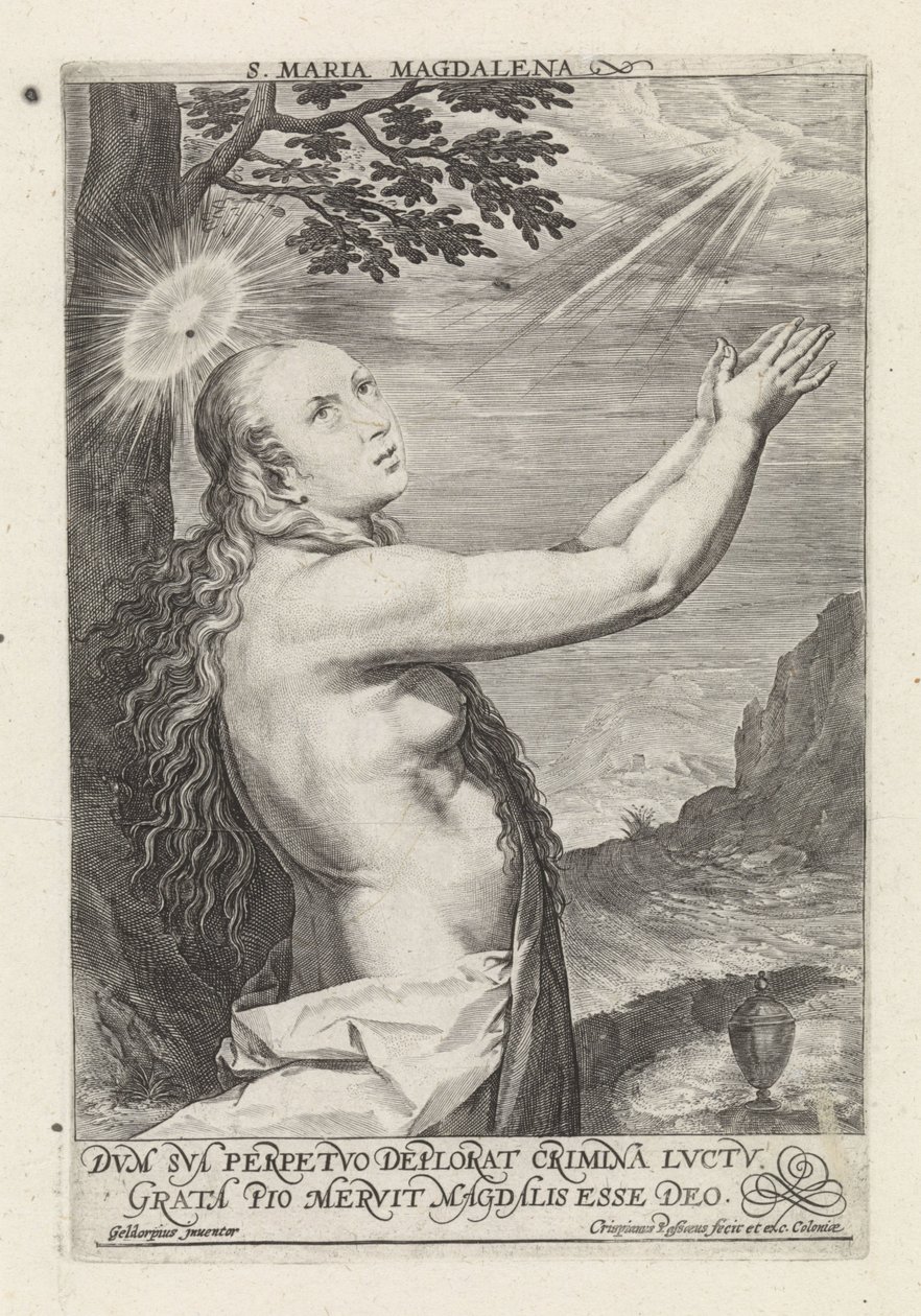 By boetvaardige Maria Magdalena autorstwa Crispijn van de Passe (I)