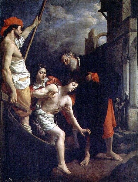 Gościnność św. Juliana autorstwa Cristofano Allori