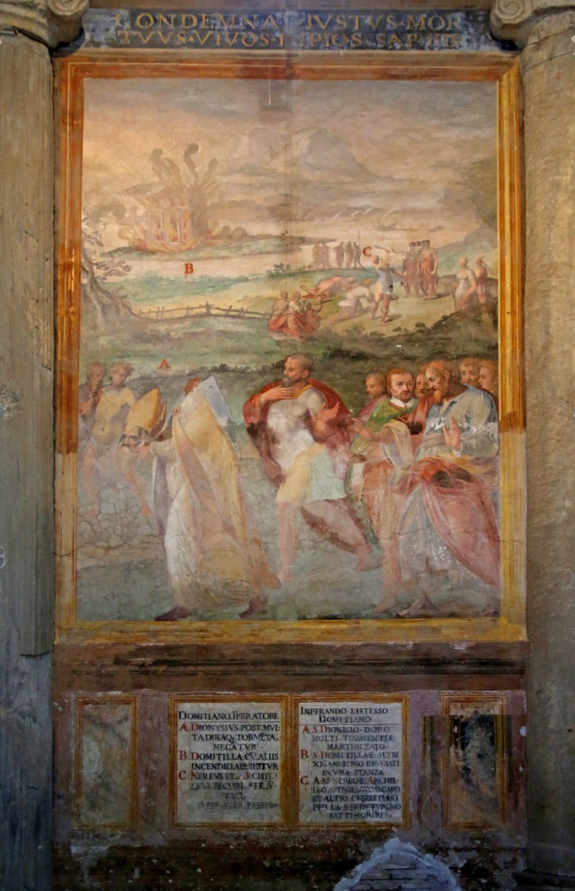 Św. Denis i Św. Domitylla autorstwa Cristoforo and Tempesta, Antonio Roncalli