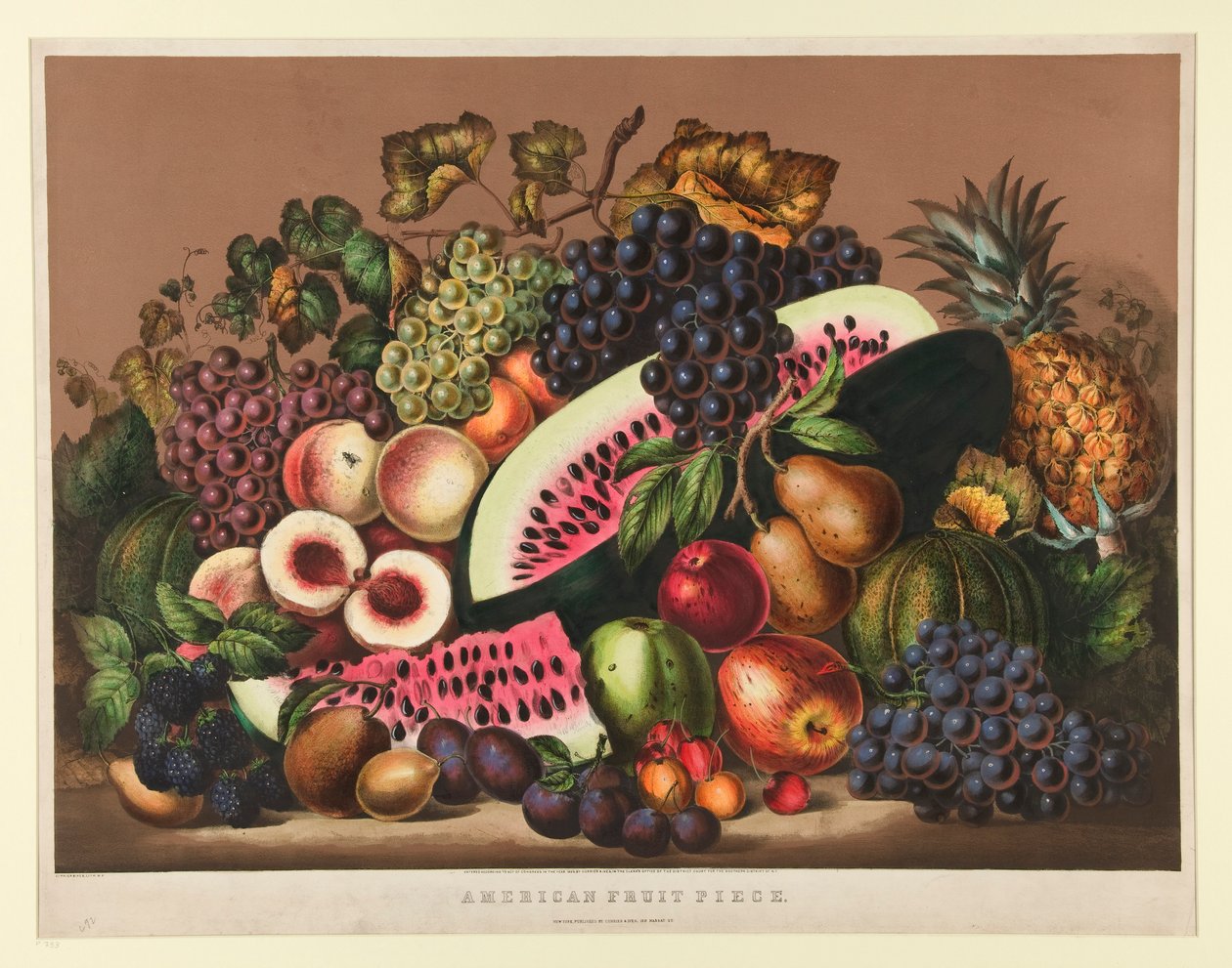 Kawałek amerykańskiego owocu autorstwa Currier and Ives