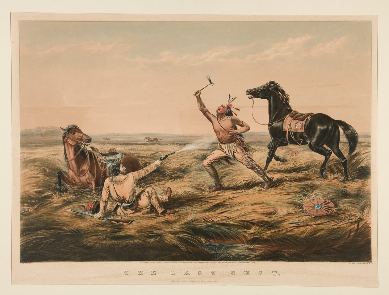 Ostatni strzał autorstwa Currier and Ives