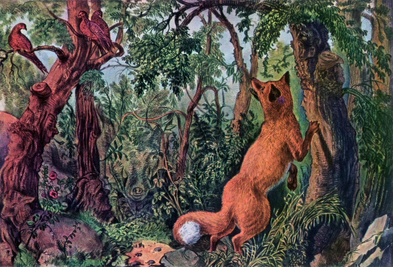 Zdziwiony lis, 1872. autorstwa Currier and Ives