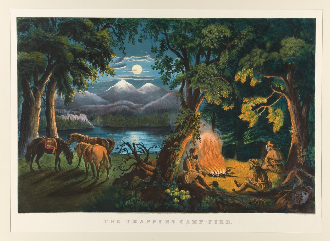 Traperzy autorstwa Currier and Ives