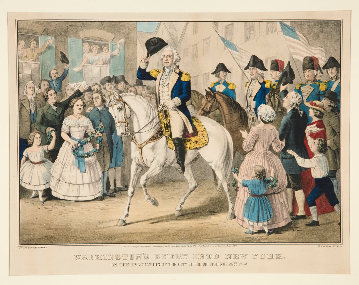 Waszyngton autorstwa Currier and Ives