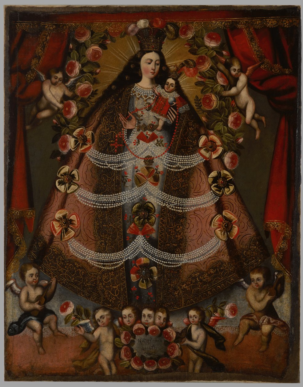 Matka Boża z Pomata, 1675 autorstwa Cuzco School