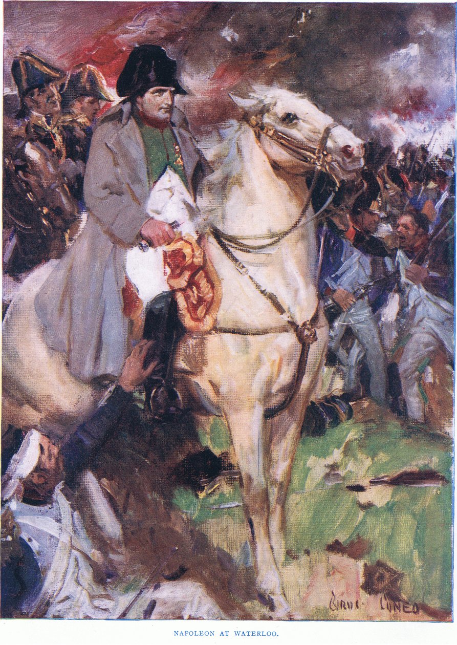 Napoleon pod Waterloo 1815, 1915 autorstwa Cyrus Cuneo