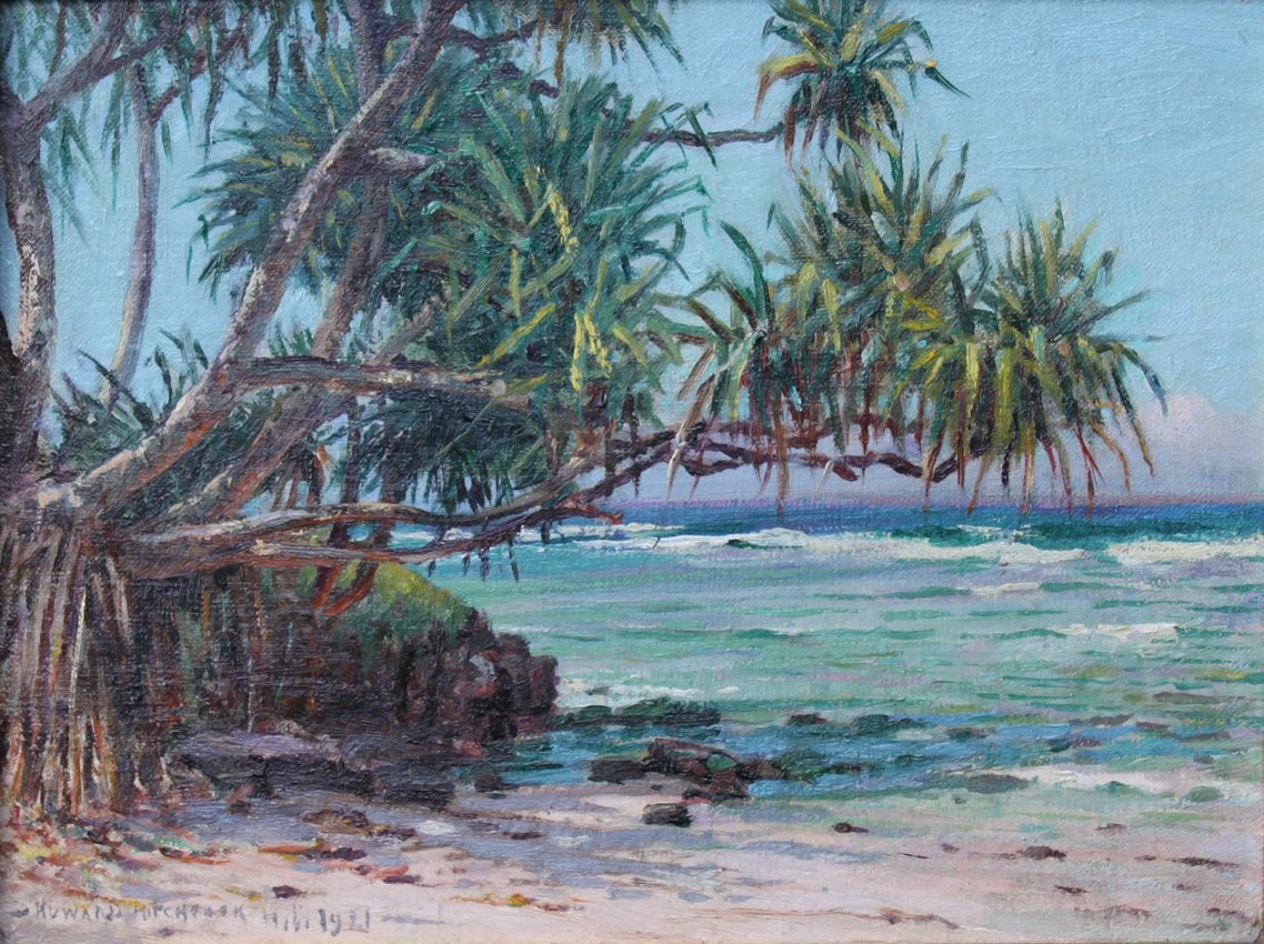 Lauhala nad brzegiem autorstwa D. Howard Hitchcock