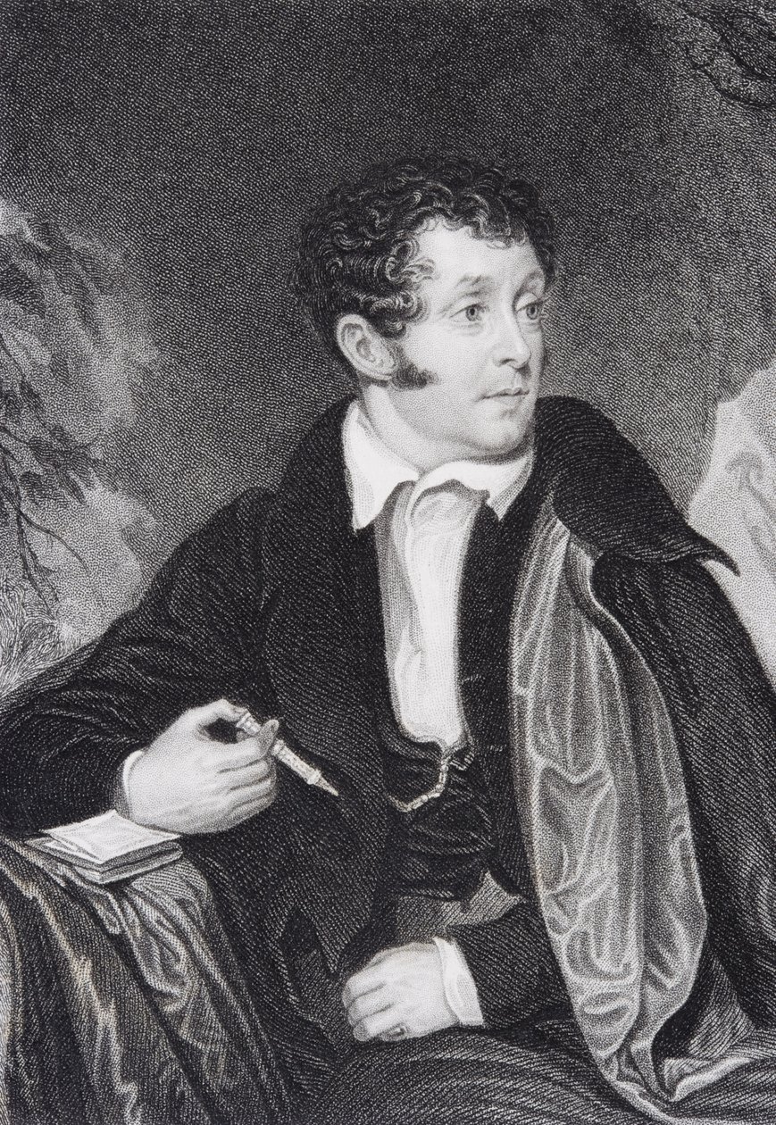 Thomas Campbell, grawerowane przez Josepha Jenkinsa (bap.1812-1885) autorstwa D McClise