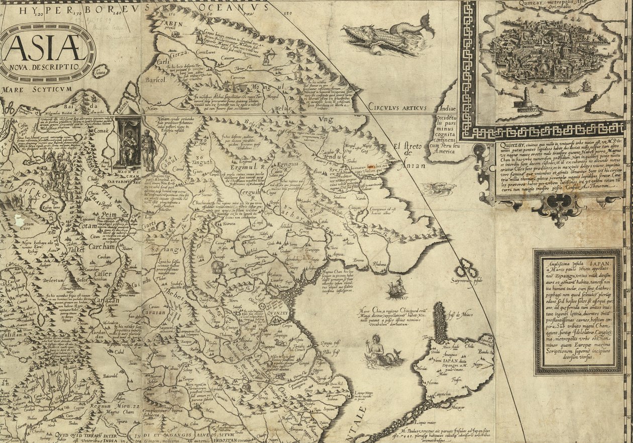 Nowy opis Azji (Antwerpen, 1590) autorstwa Daniel Keller