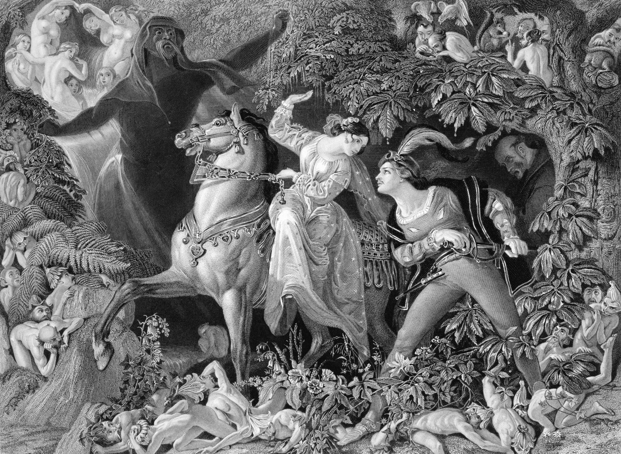 Undine, grawerowane przez Charlesa W. Sharpe