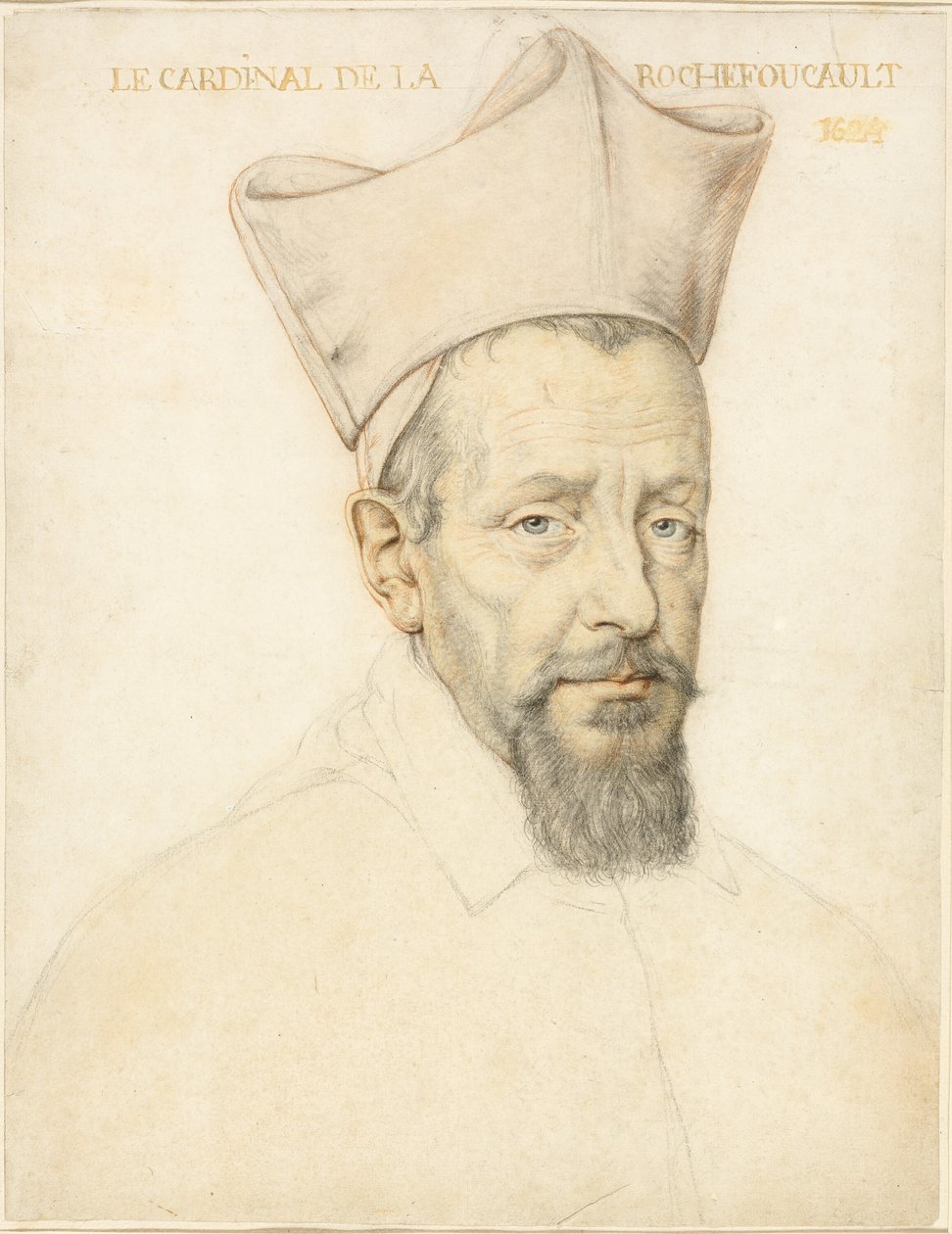Popiersie kardynała de la Rochefoucauld autorstwa Daniel Dumonstier