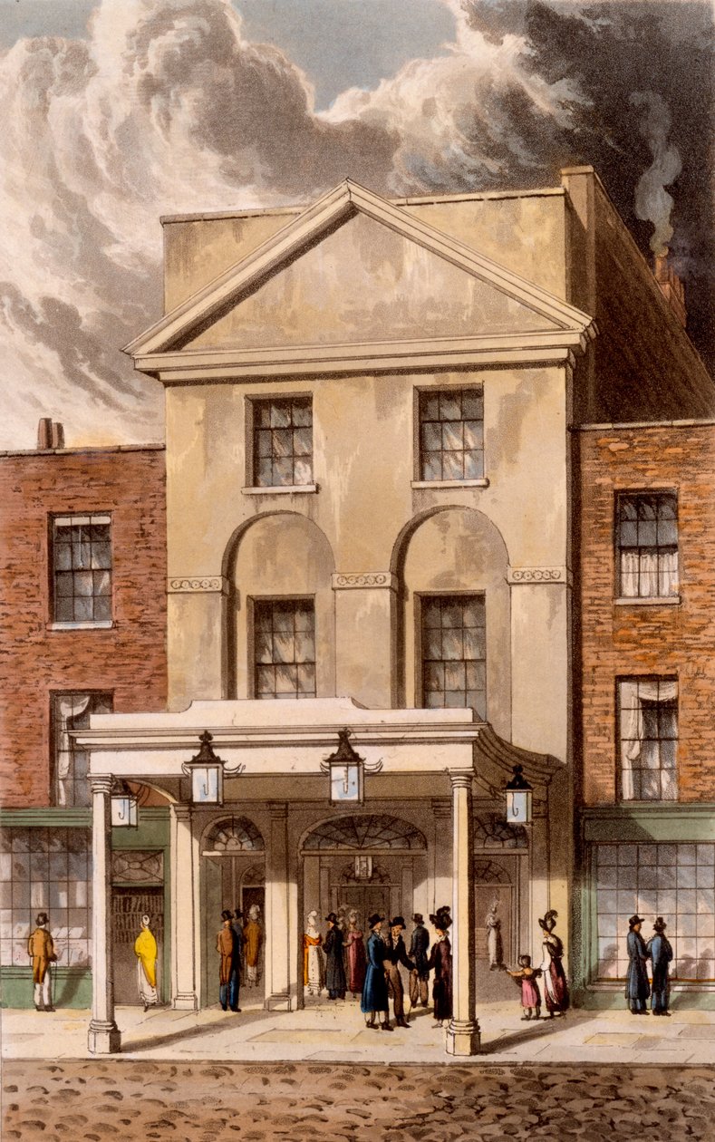 Amfiteatr w Astleys, 1826 autorstwa Daniel Havell