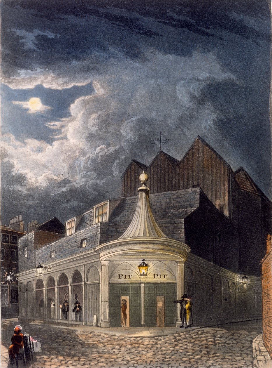 Teatr Olimpijski, 1826 r. autorstwa Daniel Havell