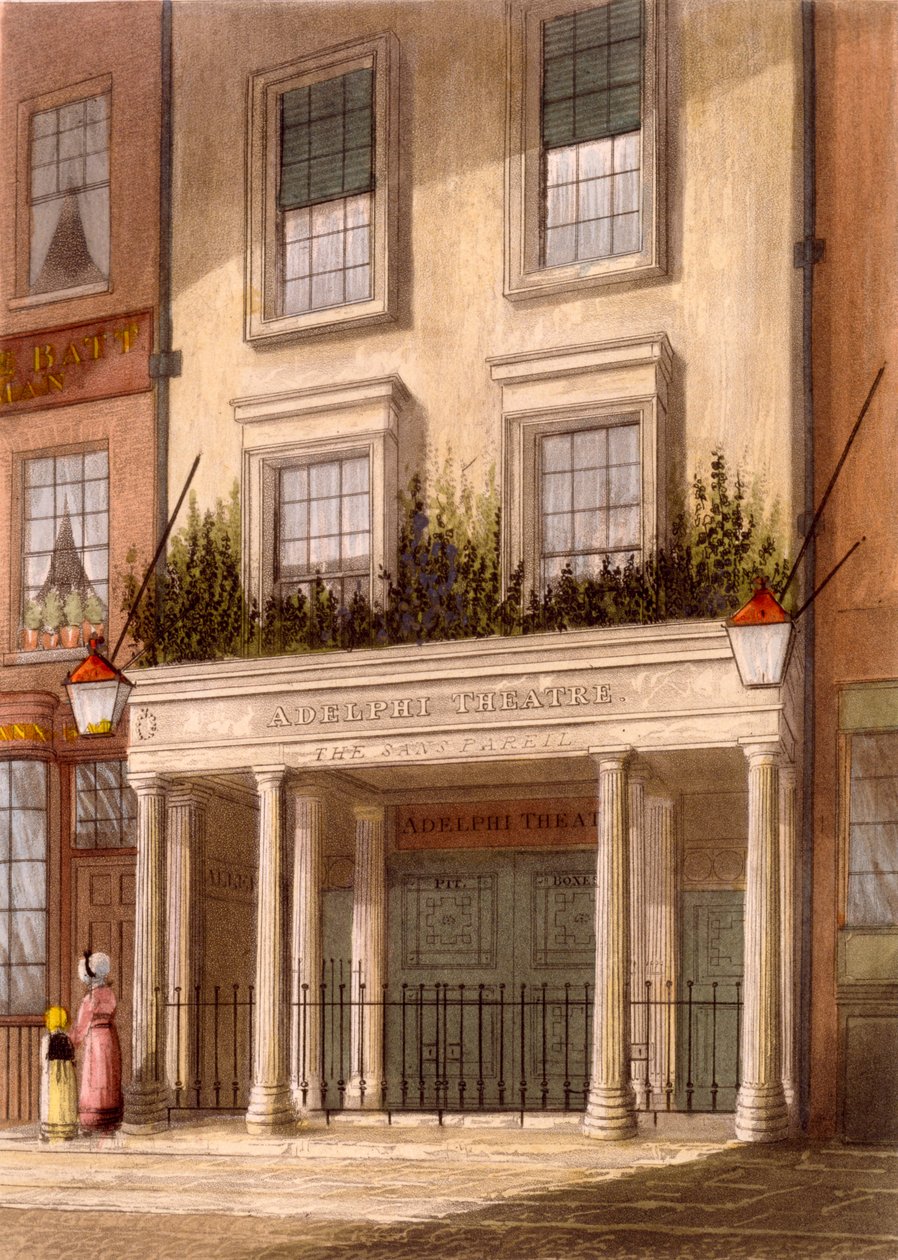 Teatr Sans Pareil, 1826 autorstwa Daniel Havell