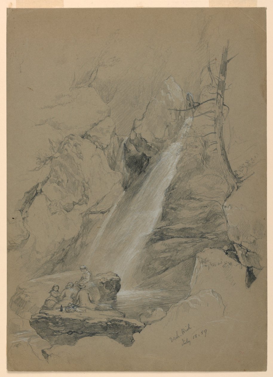 Bash-Bish Falls, South Egremont, Massachusetts autorstwa Daniel Huntington