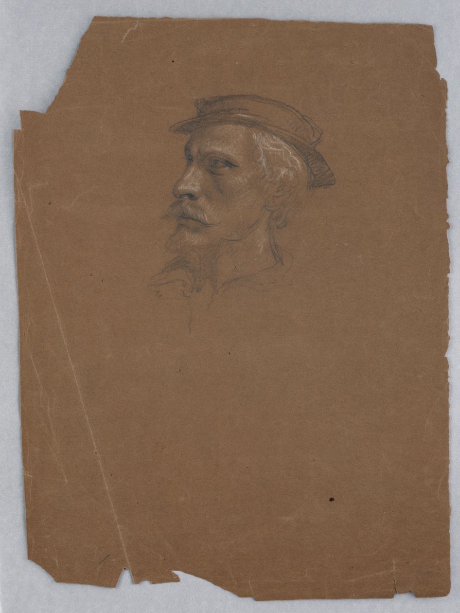 Rysunek, Studium do "Pokazu Tycjana", 1872 r. autorstwa Daniel Huntington
