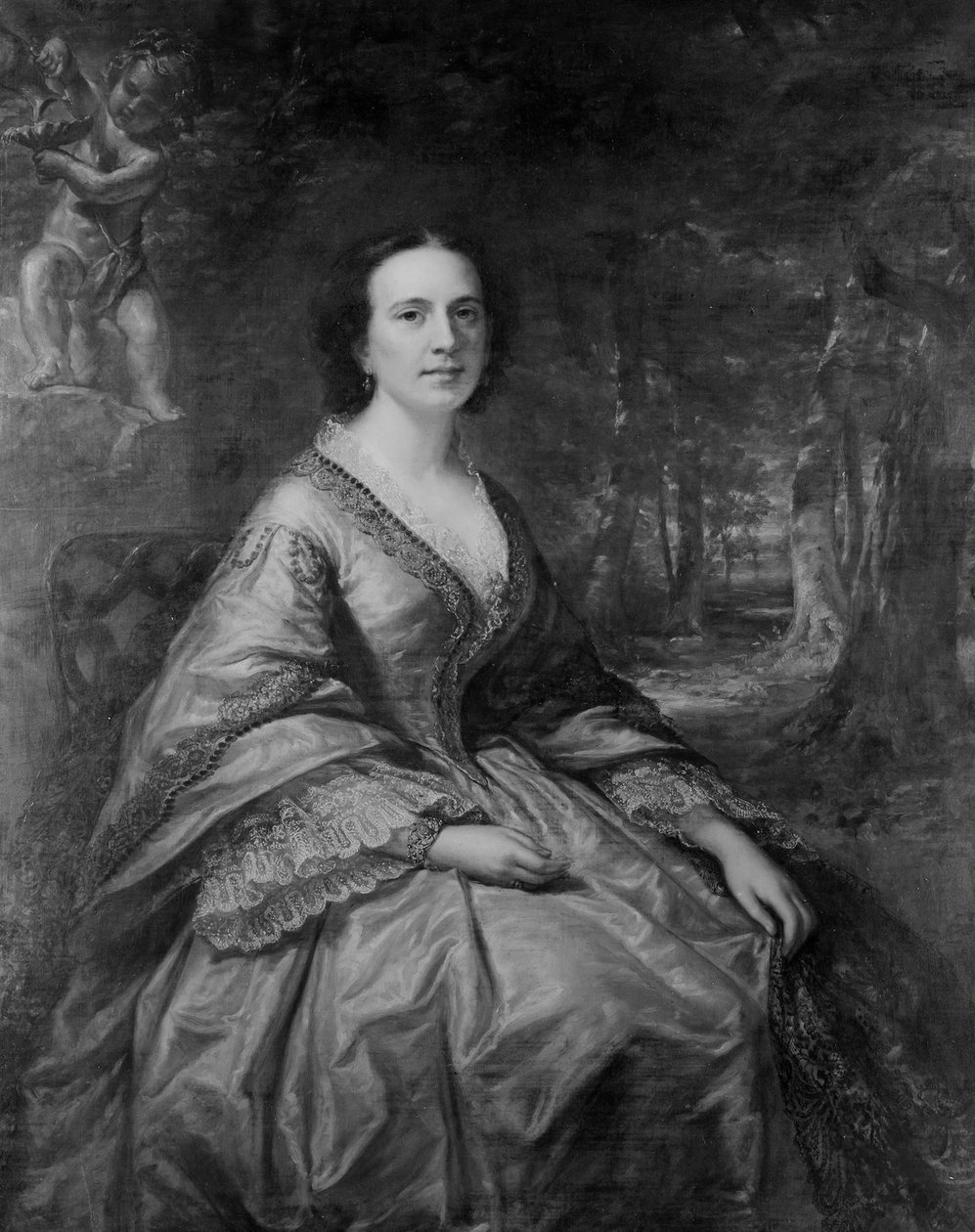 Pani Birdsall Cornell, 1860. autorstwa Daniel Huntington